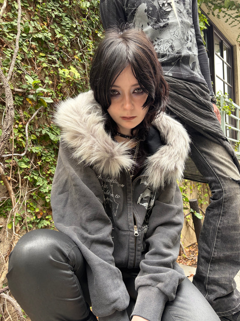 Judgment Fur Zip Hoodie 