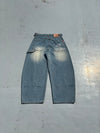 Double Knee Ballon Denim Pants