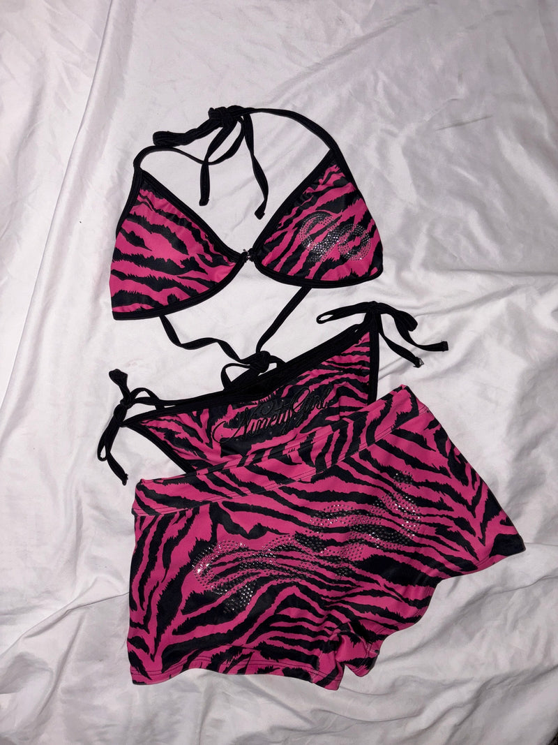 Rhinestone Animal Bikini Setup