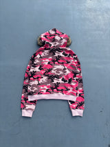 Thermal Assort Fur Zip Hoodie 