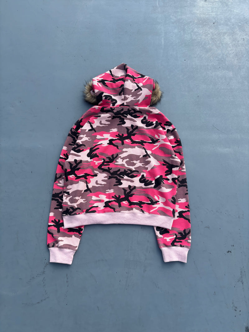 Thermal Assort Fur Zip Hoodie 