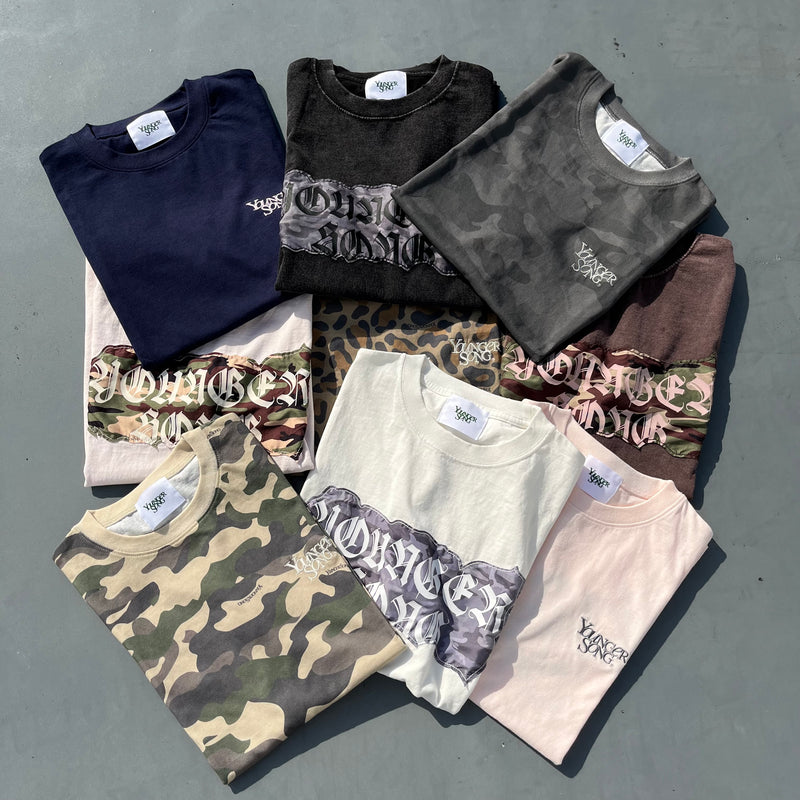 universal logo 喷雾短袖T恤 