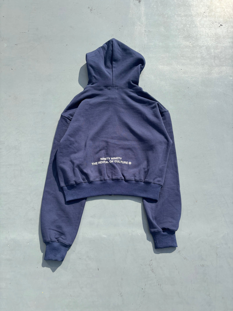 90 Logo Flower Zip Hoodie – YZ 90 Logo Flower Zip Hoodie – YZ