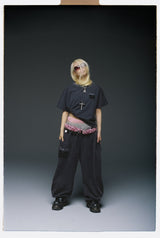 90 Number Layered Sweat pants