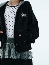 90 Logo Dot Zip 連帽外套 