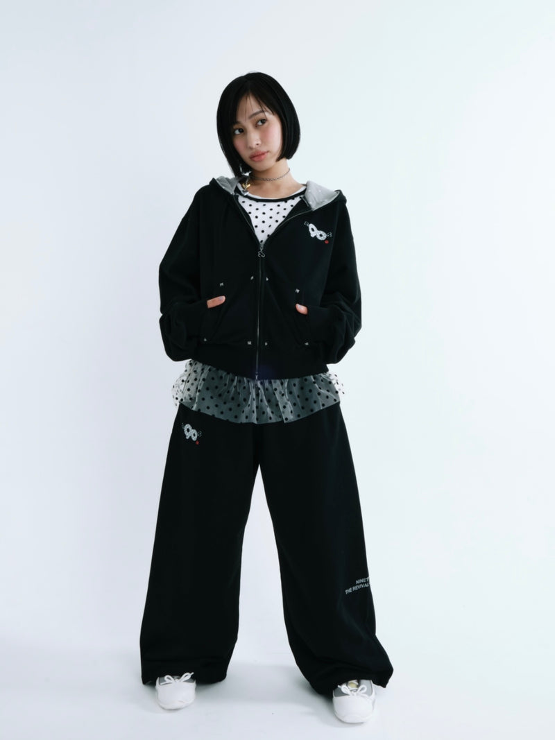 90 Logo Dot Zip 連帽外套 