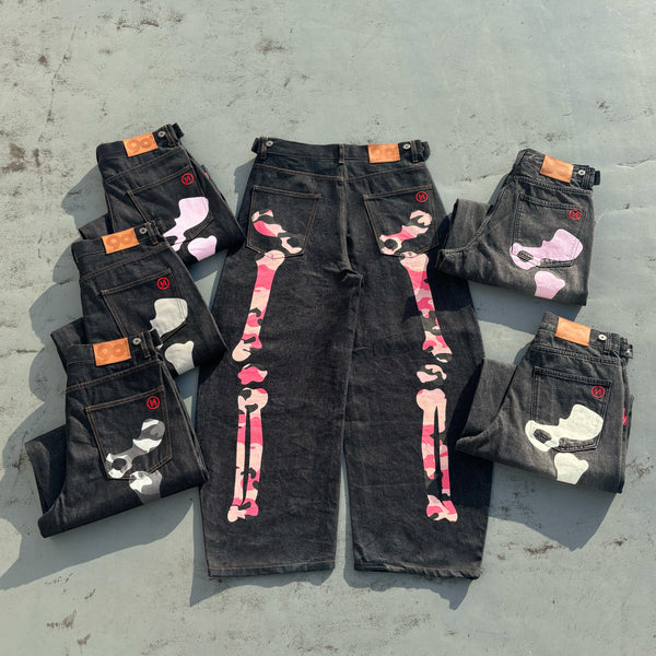 Bone Hand Denim pants – YZ