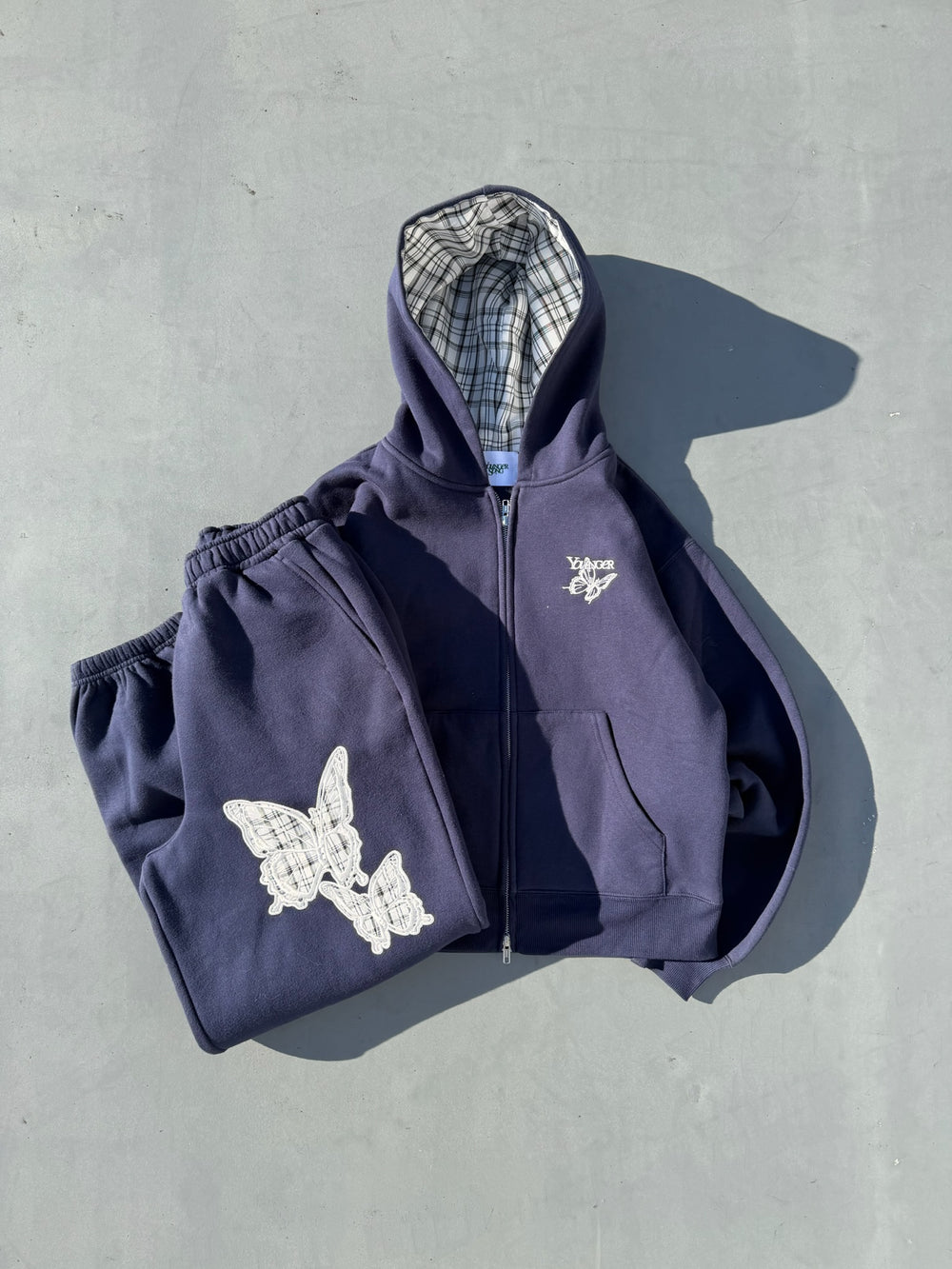 Assortment butterfly logo zip hoodie – YZ
