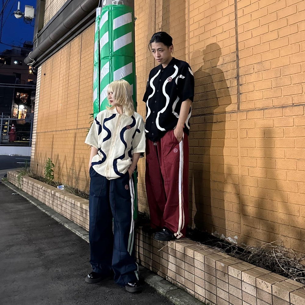 Wave Line Half Cardigan – YZ