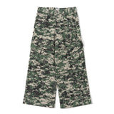 BU camouflage pattern baggy cargo pants