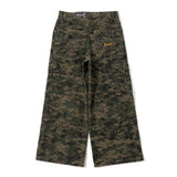 BU CAMOUFLAGE PATTERN BAGGY CARGO PANTS