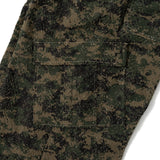 BU camouflage pattern baggy cargo pants