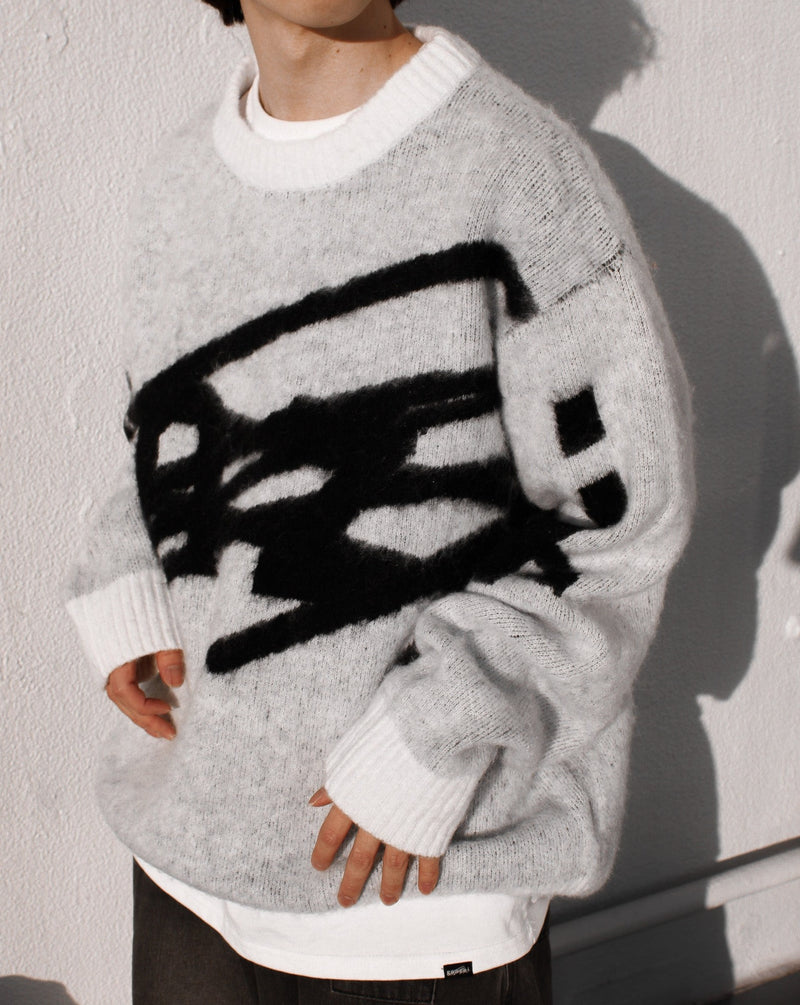 *p(R)ojectR Logo Knit Sweater Mサイズ