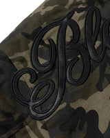 BU CAMOUFLAGE PATTERN BOMBER JACKET 
