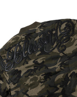 BU CAMOUFLAGE PATTERN BOMBER JACKET 