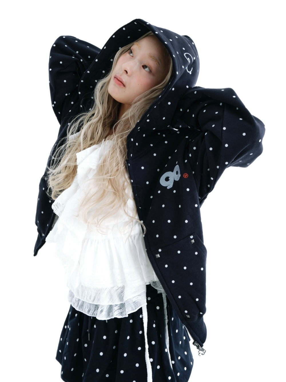 Angel Dot Zip Hoodie – YZ