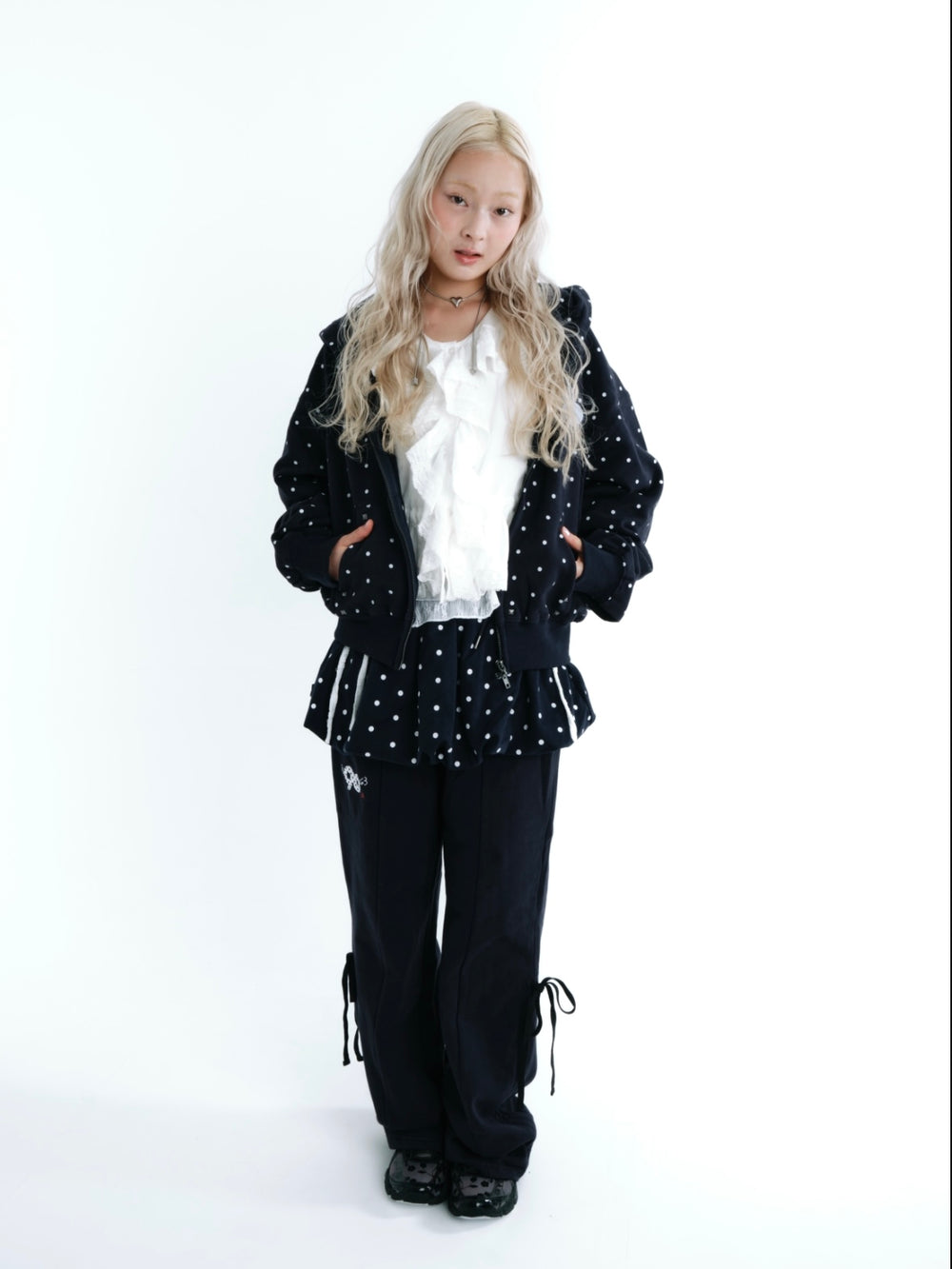 Angel Dot Zip Hoodie – YZ