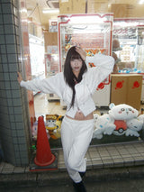 Ninety Girl Shaped Zip Hoodie 