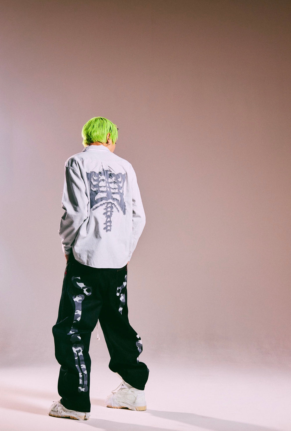 Bone Hand Denim pants – YZ