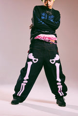 Bone Hand Denim pants