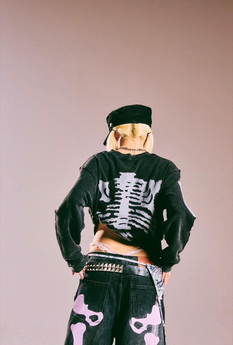 Bone Henry Neck Thermal L/S Tee – YZ