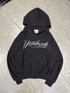 relaxy logo thermal zip hoodie 