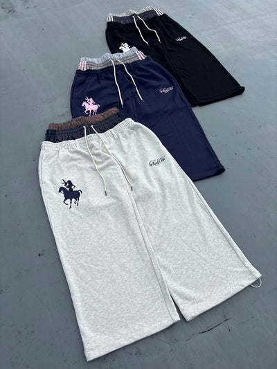 Ninety Club Logo Triple Layered Sweat pants