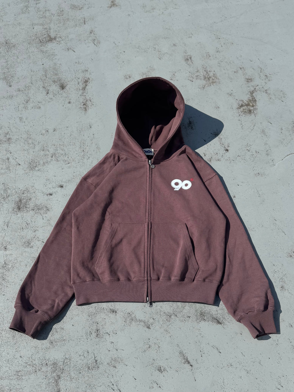90 Logo Zip Hoodie – YZ
