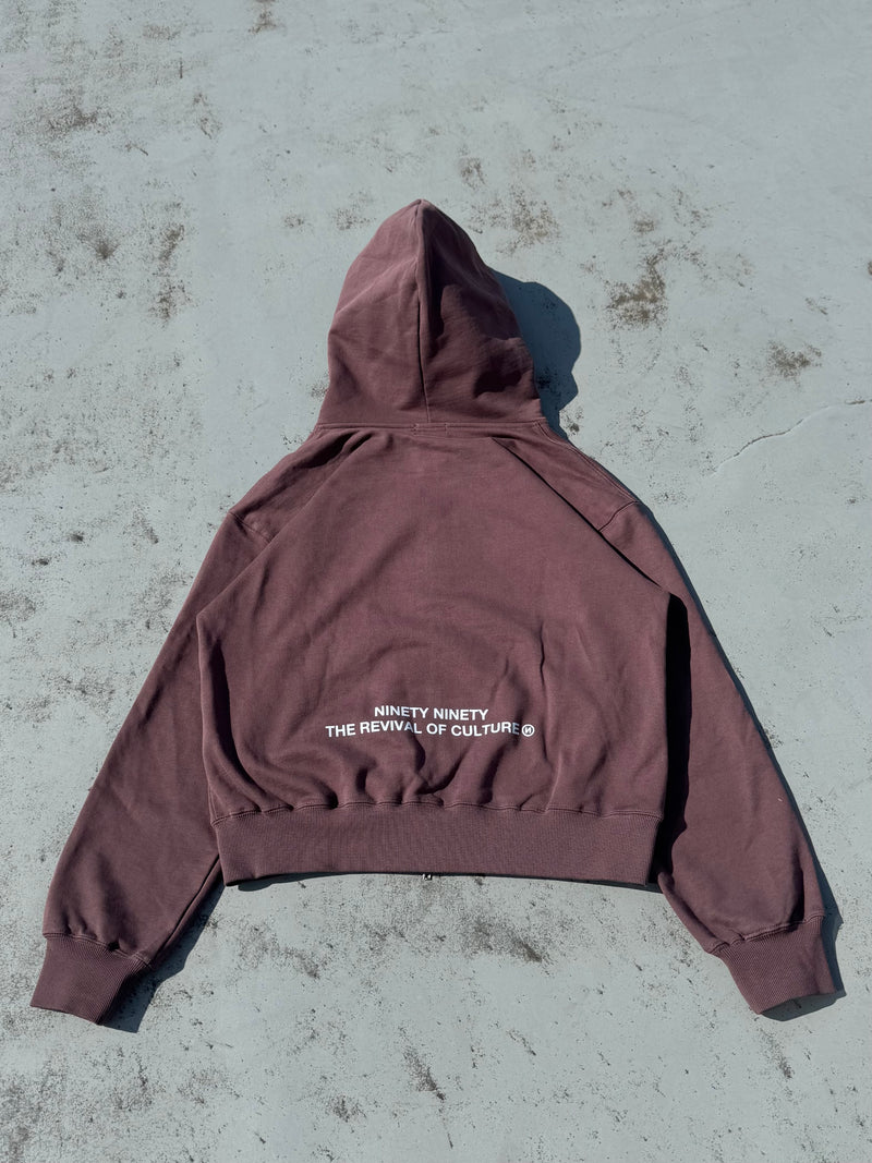 90 Logo Zip Hoodie – YZ