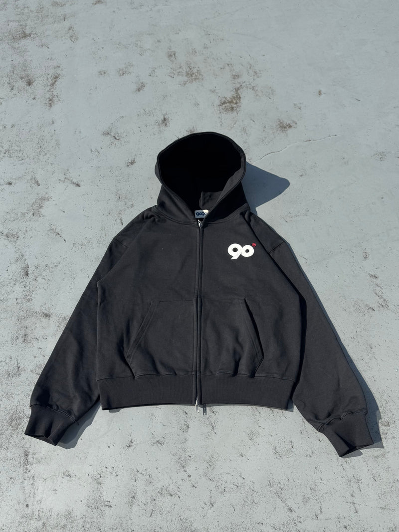 90 Logo Zip Hoodie – YZ