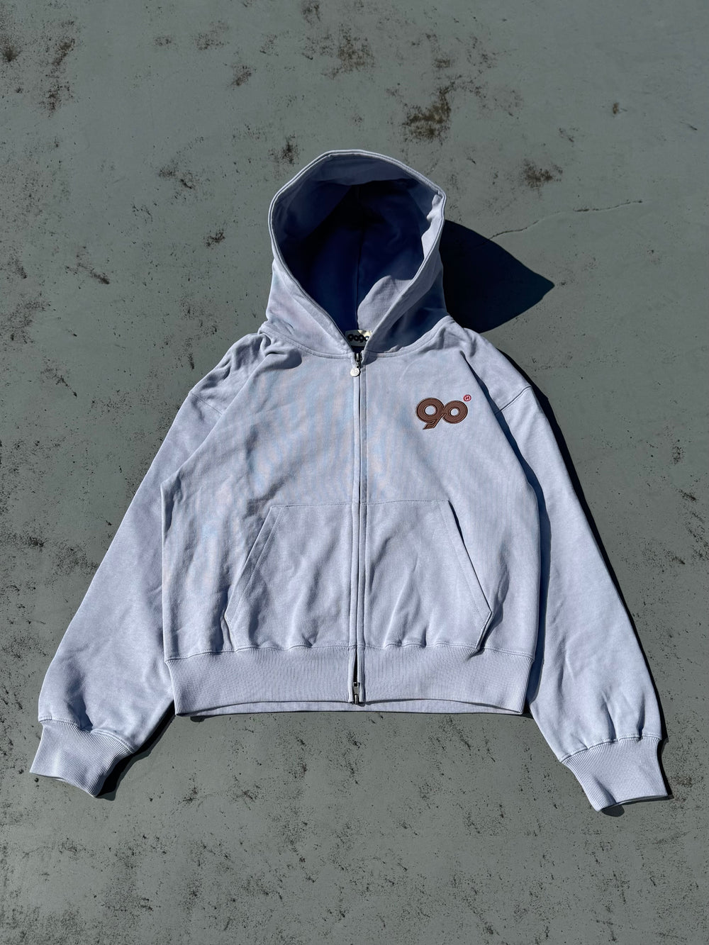 90 Logo Zip Hoodie – YZ