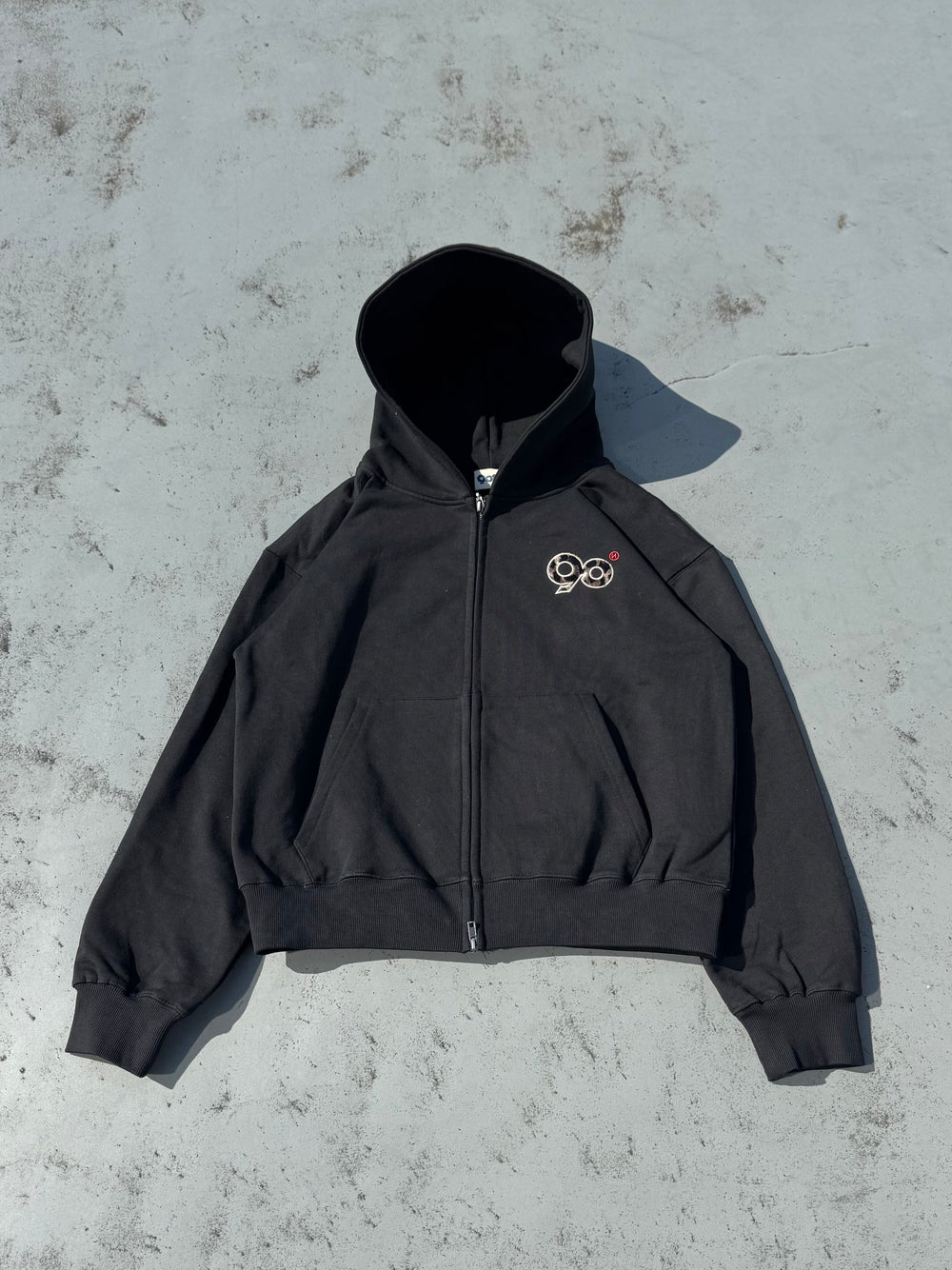 90 Logo Zip Hoodie – YZ