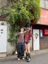 OE logo fade fit L/S tee