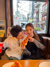 relaxy logo layered ls tee