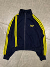 universal logo multi line thermal track jacket 