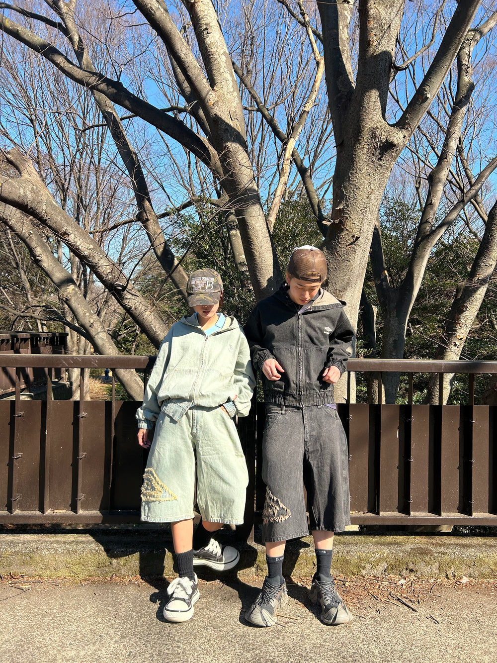9090 × umbro Denim Zip Hoodie – YZ
