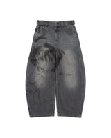 ×tomine Print Denim Pants