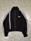 universal logo multi line thermal track jacket 