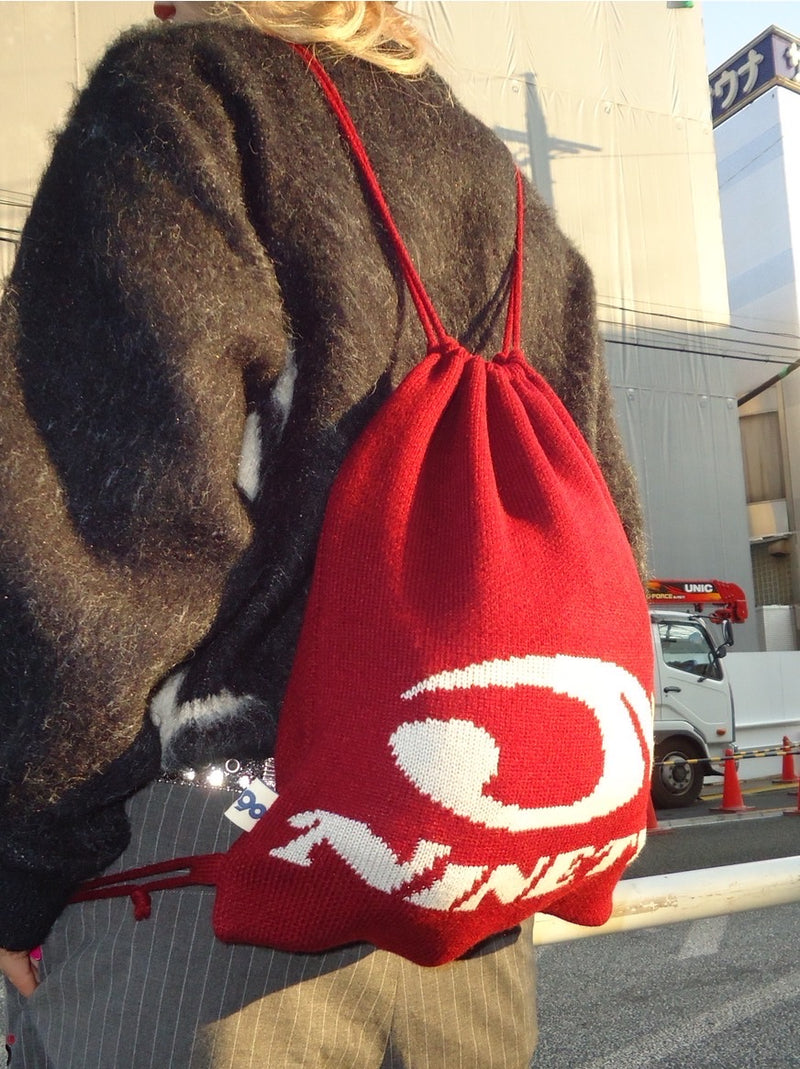 Heisei Logo Knit Knapsack