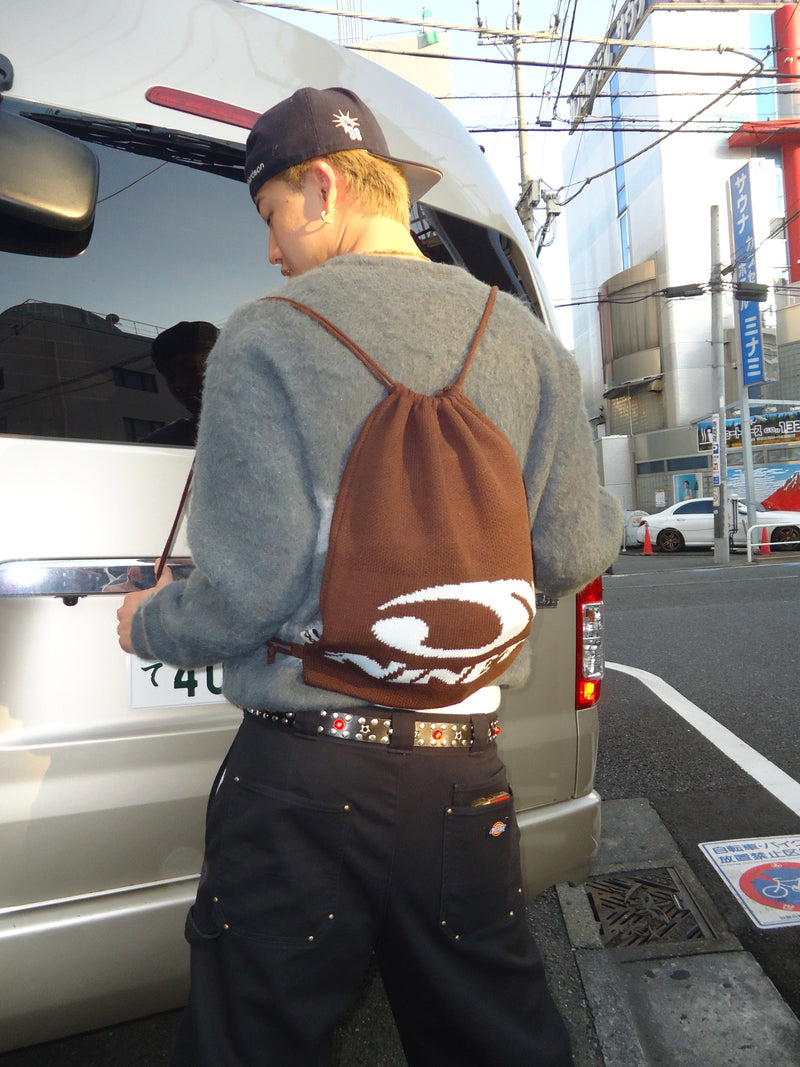 Heisei Logo Knit Knapsack