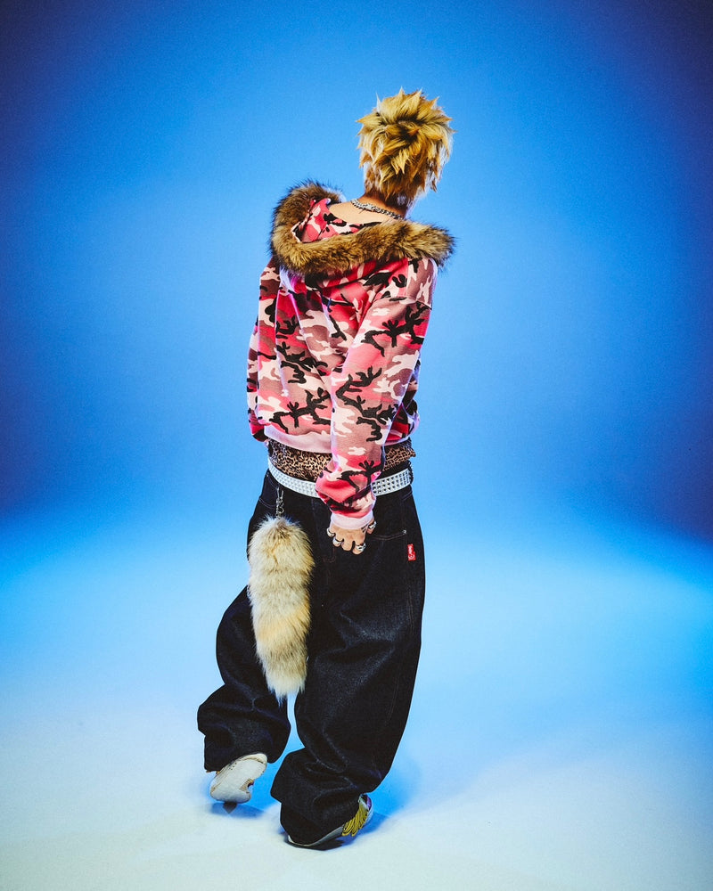 Thermal Assort Fur Zip Hoodie 