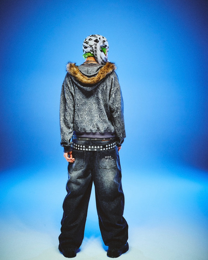 Thermal Assort Fur Zip Hoodie 