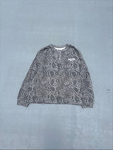 Cursive Logo Henley Neck Thermal L/S Tee