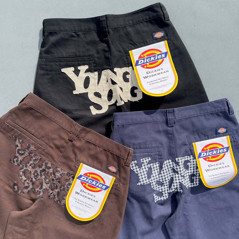 Dickies × younger song patchwork balloon pants