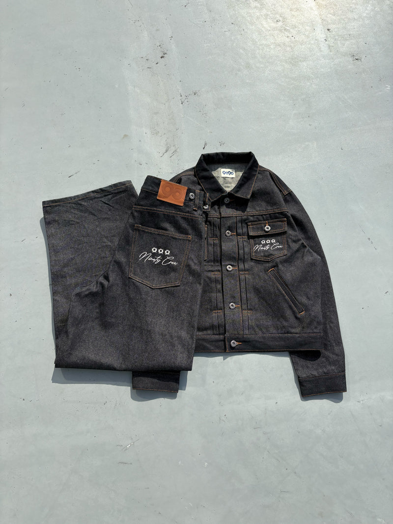 Bullet Logo Denim Short Jacket 