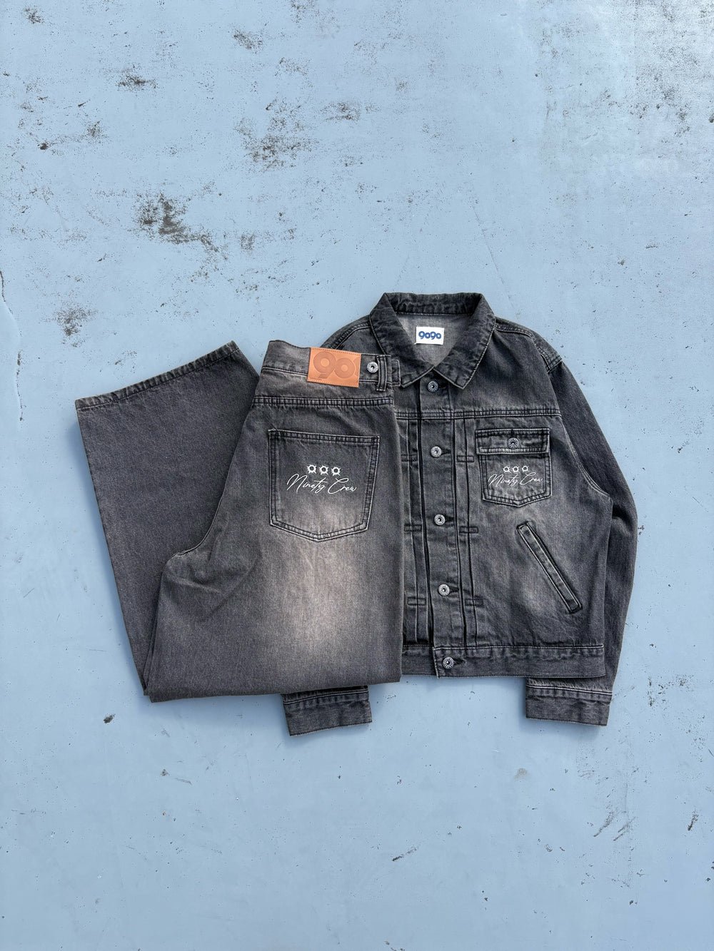 Bullet Logo Denim Short Jacket – YZ