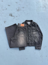 Bullet Logo Denim Short Jacket 