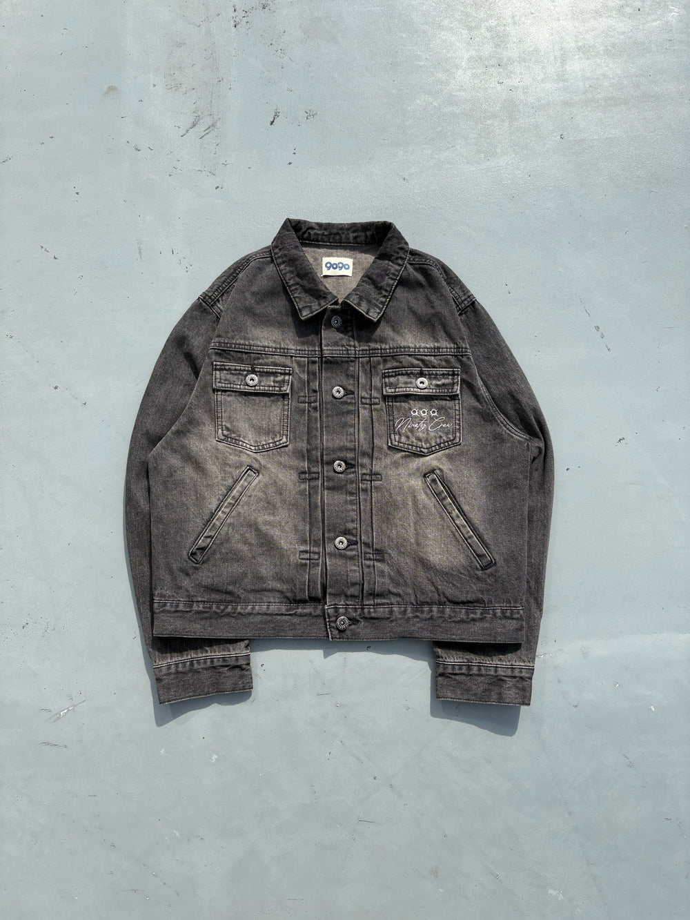 9090 Bullet Logo Denim Short Jacket ＆パンツ Bullet Logo Denim Short Jacket – YZ