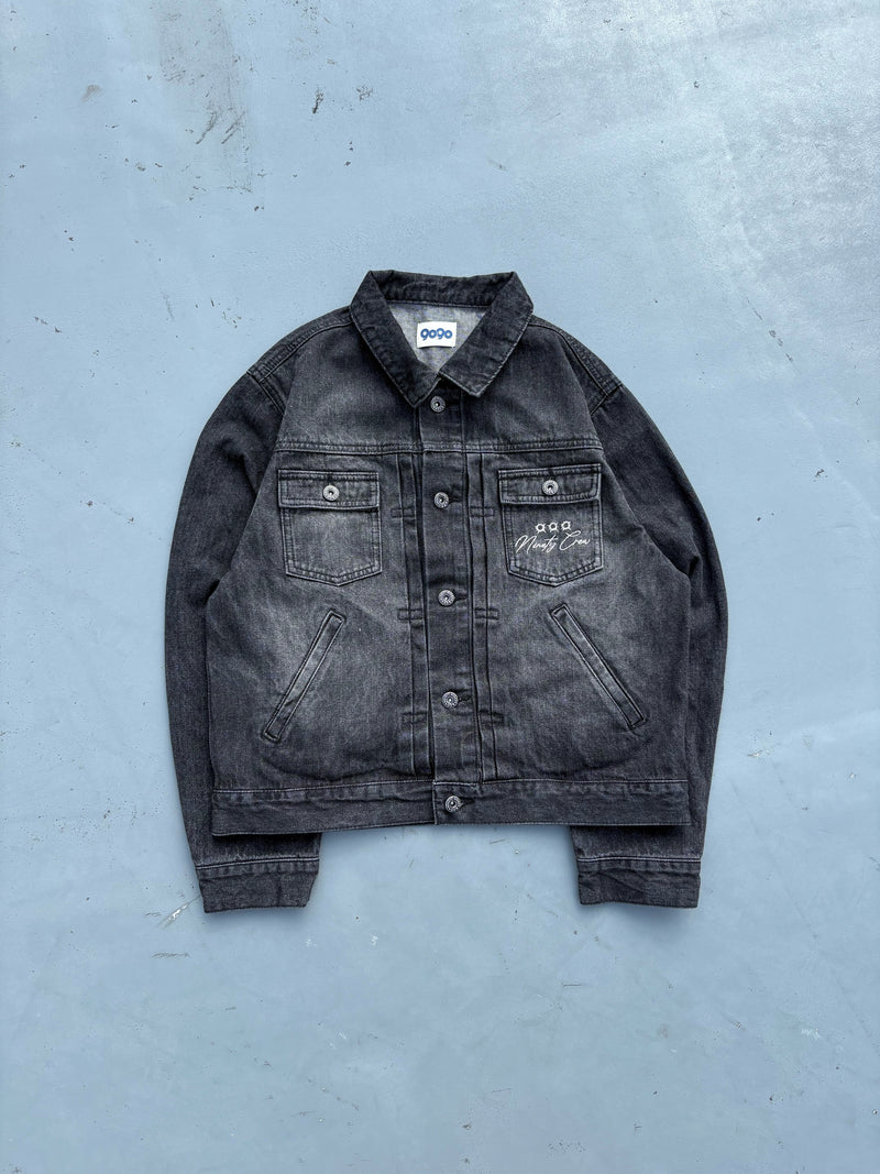 Bullet Logo Denim Short Jacket 