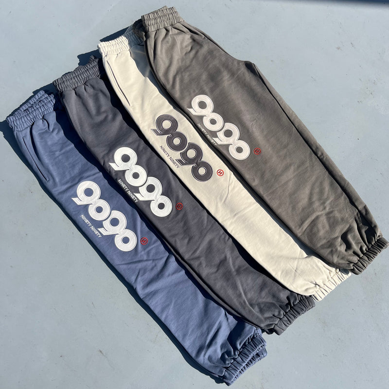 9090 OG Logo Satin Sweat Pants (Light)
